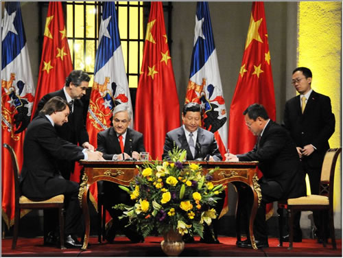 習(xí)近平副主席參加簽約儀式