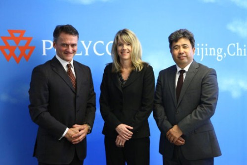 Polycom̫^(q)ձȺޅ^(q)Hansjoerg Wagner (һ)PolycomȫNۈ(zh)иTracey Newell()PolycomЇ^(q)(jng)(һ)