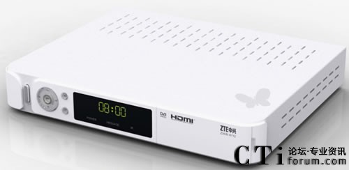 中興通訊全球首發(fā)高清雙向網(wǎng)關(guān)型DVB機(jī)頂盒